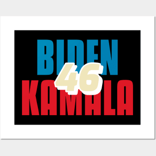 biden kamala 46 Posters and Art